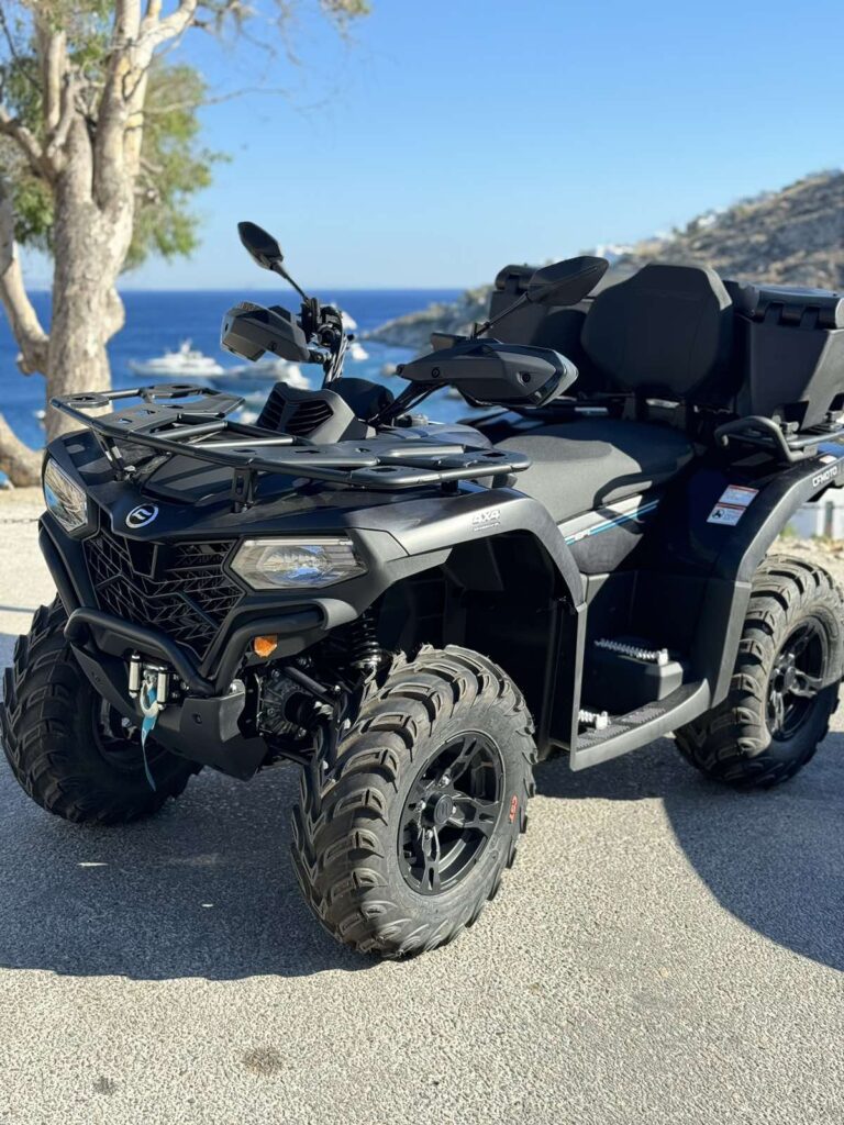 Jet Black Quad Bike 450 cc