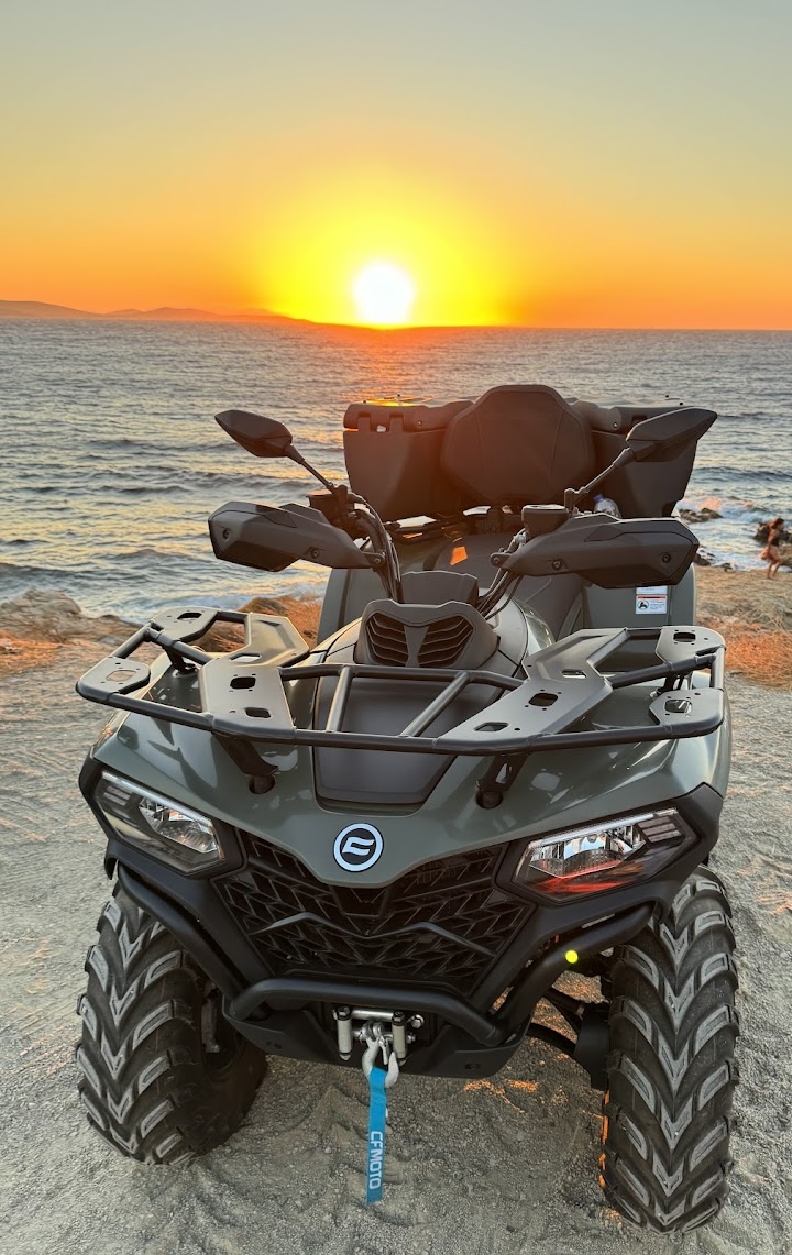 Mykonos ATV Rental Green Hunter